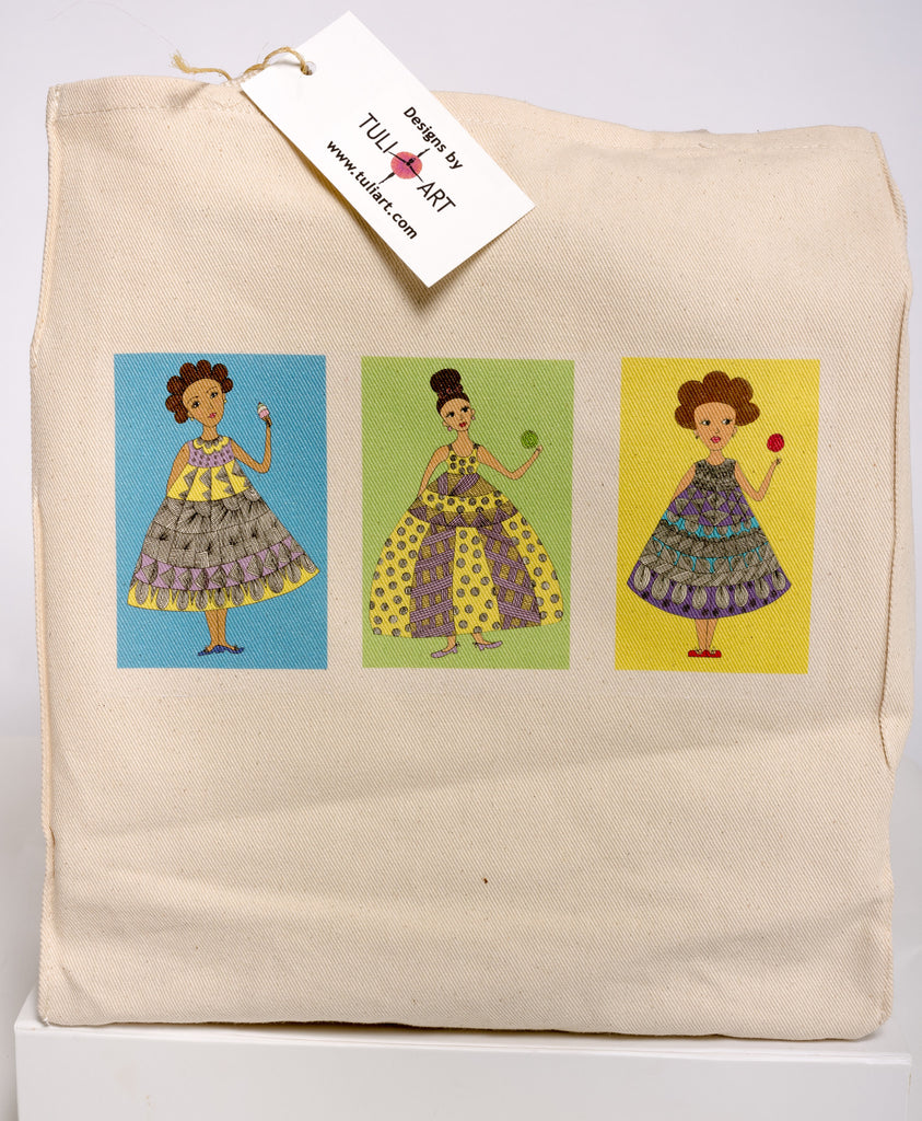 Tote Bag-Three Girls