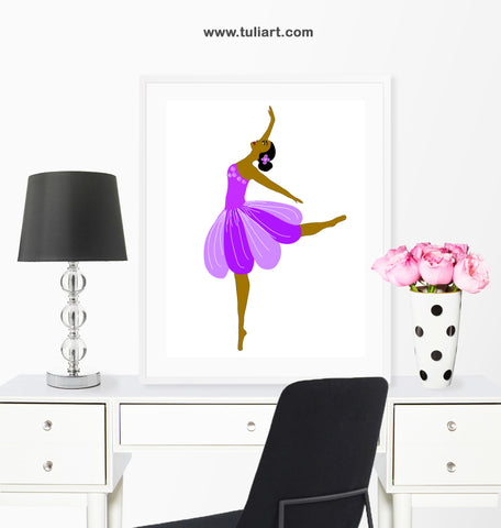 Ballerina Art Illustration-Molly