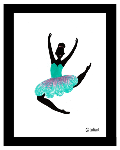 Ballerina Art Illustration - Fifi