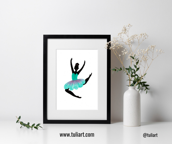 Ballerina Art Illustration - Fifi