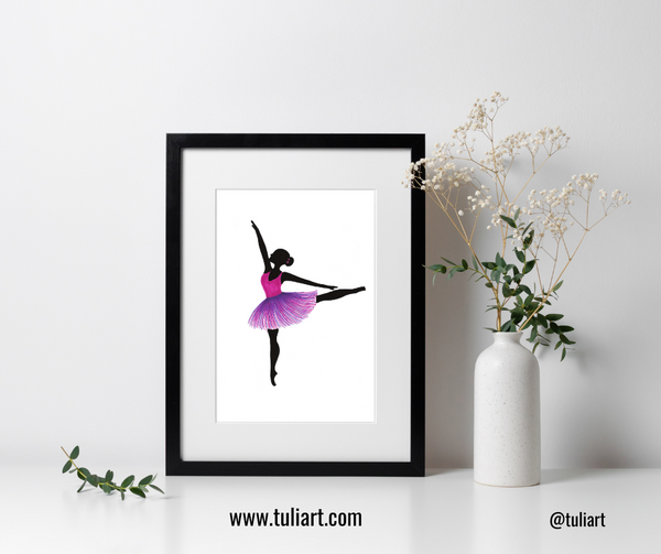 Ballerina Art Illustration - Sifa