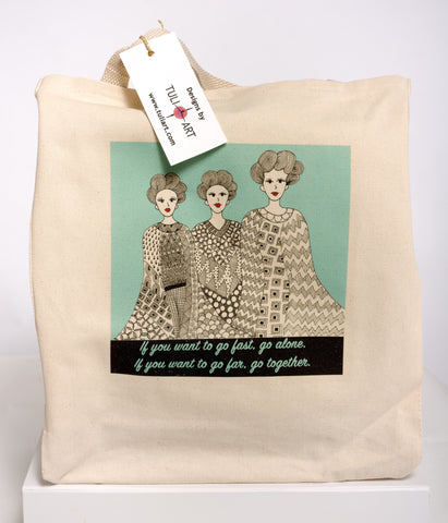 Tote Bag-Three Sisters