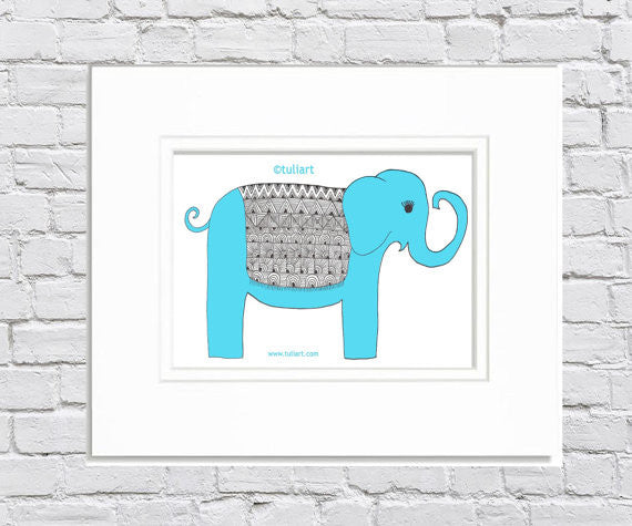 Animals - Blue Elephant