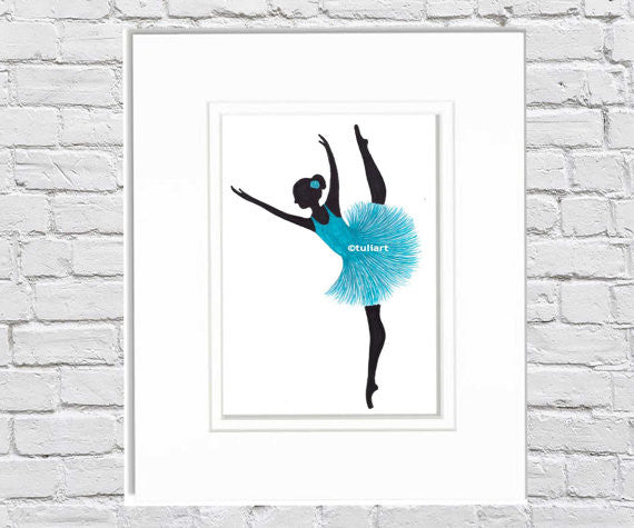 Ballerina Art Illustration - Miley