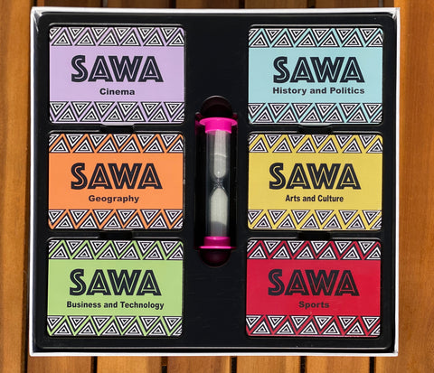 SAWA African Trivia Card Game