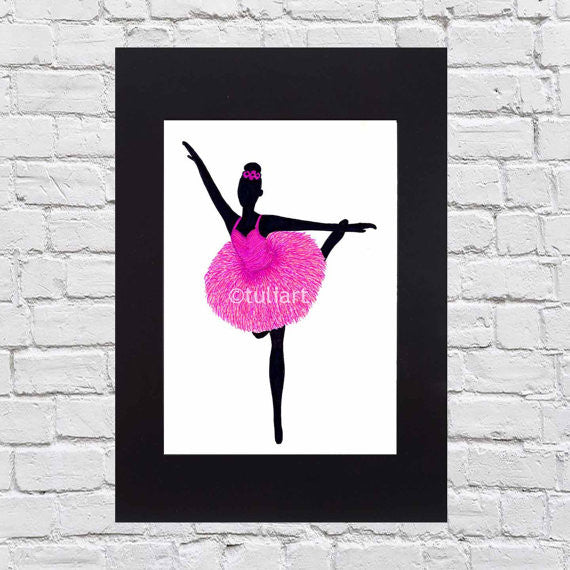 Ballerina Art Illustration - Mali