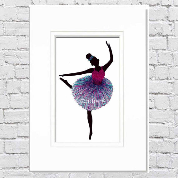 Ballerina Art Illustration - Tulisa