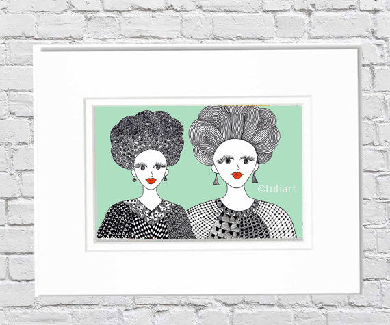 Afrik Art - Two Queens
