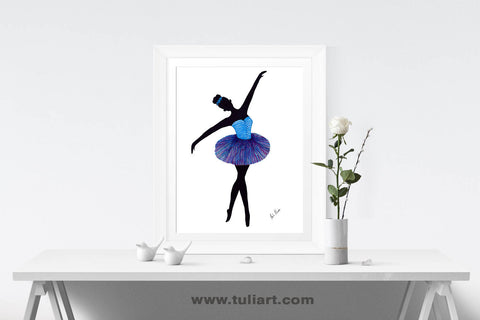 Ballerina Art Illustration - Arona