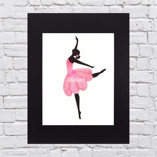 Ballerina Art Illustration - Camille Moy