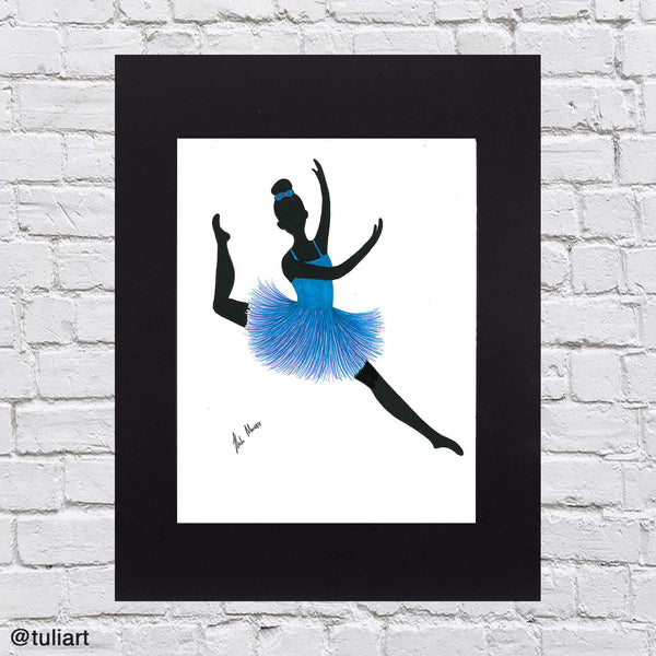 Ballerina Art Illustration - Cindy