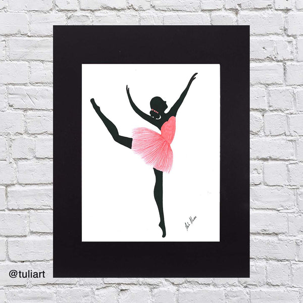 Ballerina Art Illustration - Corrine