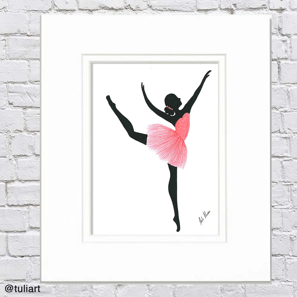 Ballerina Art Illustration - Corrine