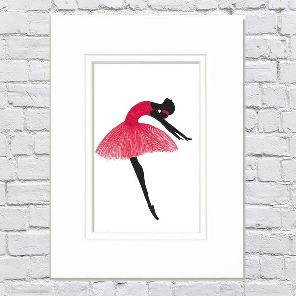 Ballerina Art Illustration - Ingrid Silva