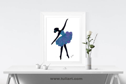 Ballerina Art Illustration - Jalijah