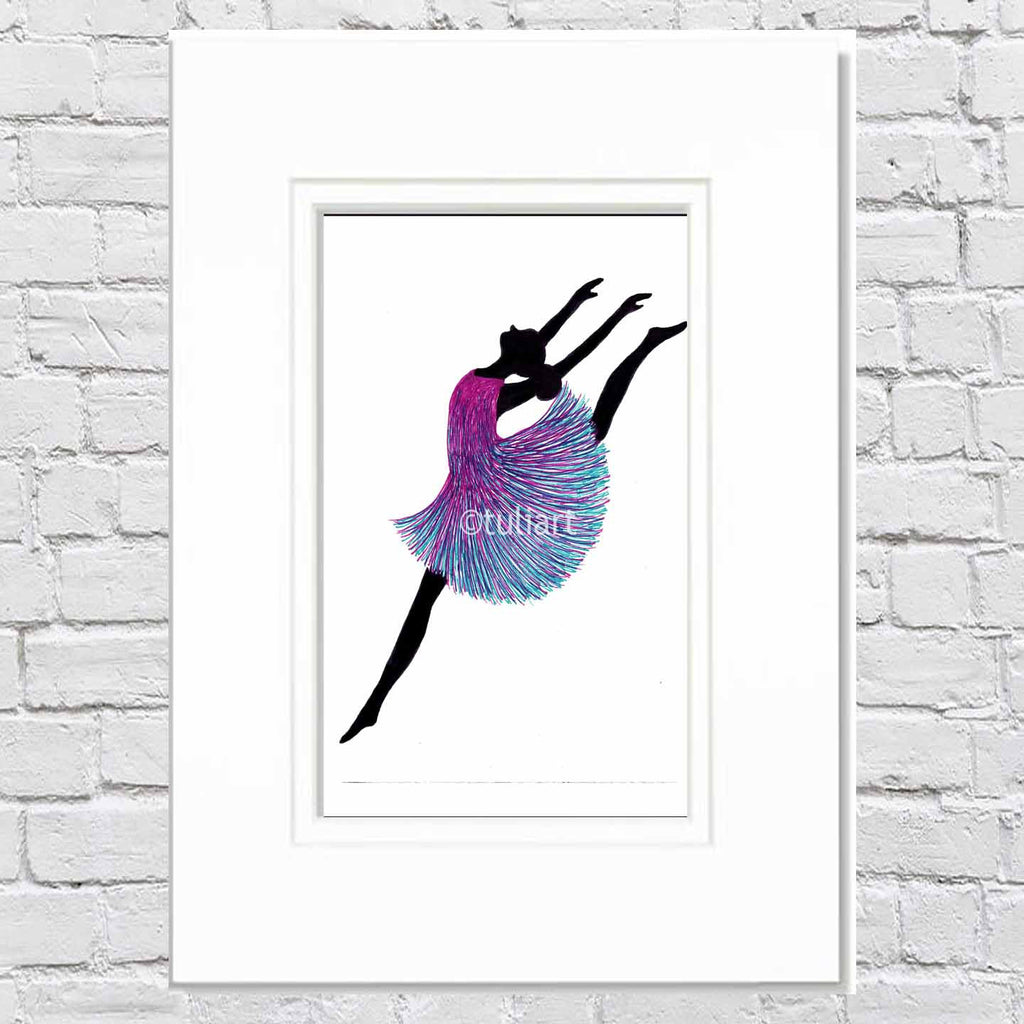 Ballerina Art Illustration - Joanne