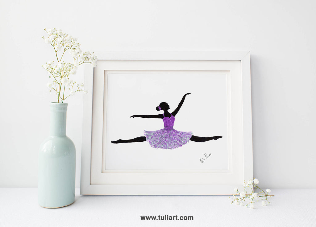 Ballerina Art Illustration - Kassandra