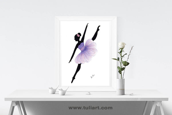 Ballerina Art Illustration - Lorato