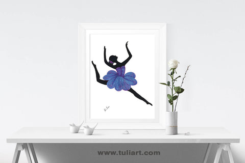 Ballerina Art Illustration - Mikhaila