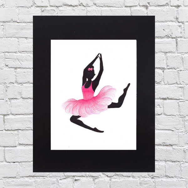 Ballerina Art Illustration - Misty