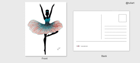 Post Cards-Janelle Ballerina