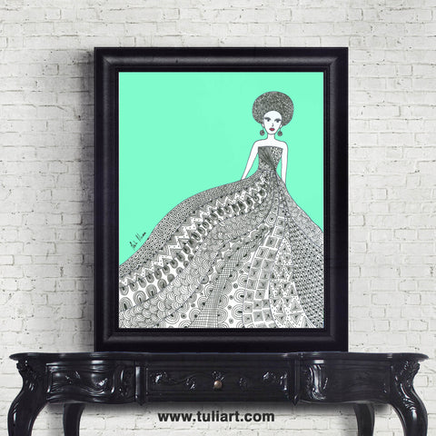 Afrik Art - Queen Nandi