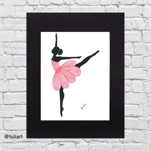 Ballerina Art Illustration - Sandra J