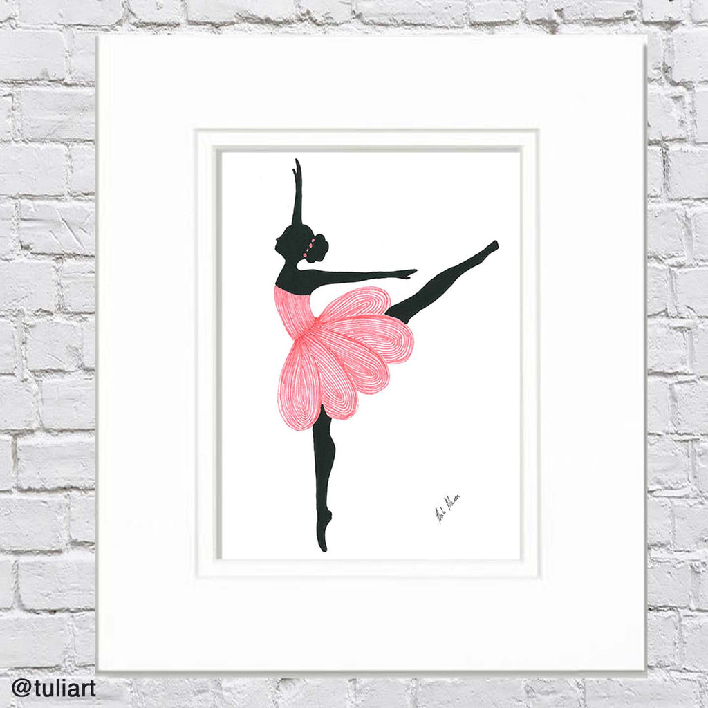 Ballerina Art Illustration - Sandra J