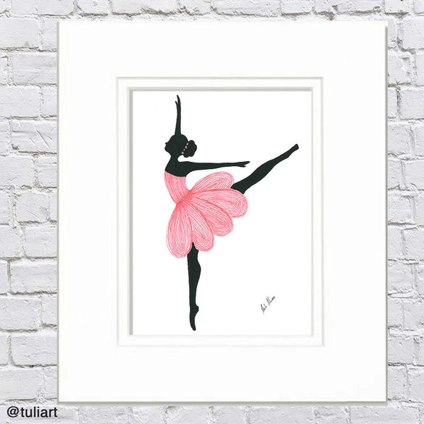 Ballerina Art Illustration - Sandra J