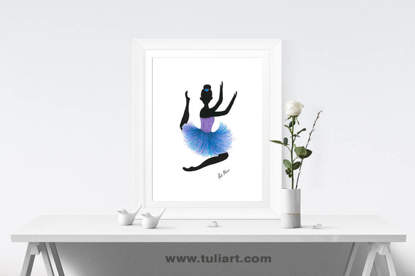 Ballerina Art Illustration - Sophia