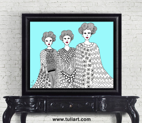 Afrik Art - Three Queens