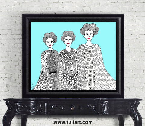 Afrik Art - Three Queens