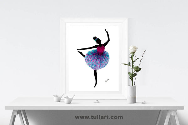 Ballerina Art Illustration - Tulisa