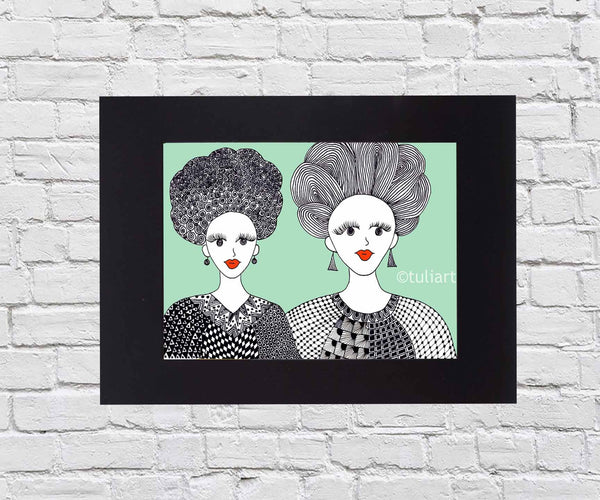 Afrik Art - Two Queens