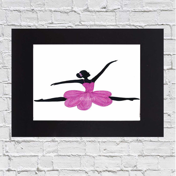 Ballerina Art Illustration - Yvanna